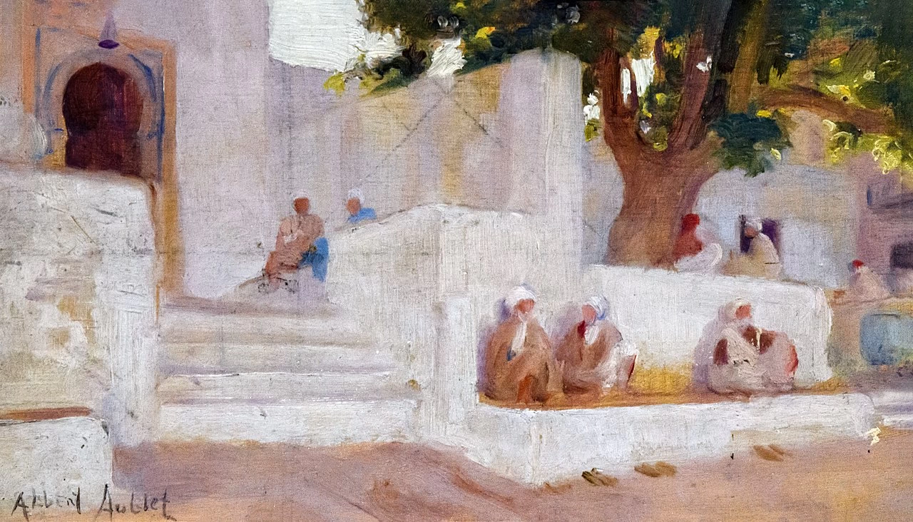 Davanti alla moschea - Musée des Beaux, Arts de Narbonne